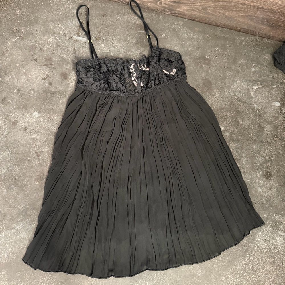 Victoria's Secret DREAM ANGELS Dare to Dream Lace Pleated Babydoll Set, XS. NWT! - Picture 7 of 13